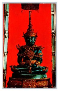 Emerald Buddha Wat Phra Kaew Temple Royal Palace Bangkok Thailand Postcard U10