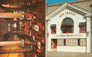 Greenwich CT Connecticut BOB FORCE'S TOWN HOUSE Restaurant~Bar ROADSIDE Postcard