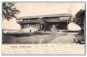 Borlänge Sweden England Postcard Dalarne Ornasstugan c1905 Antique Posted