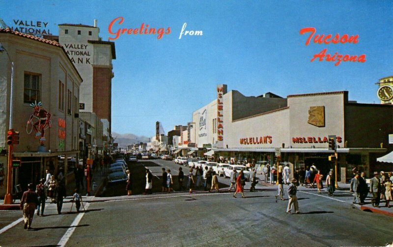 Tucson, Arizona - Shop at McLellan's on Congress Street - 1950s