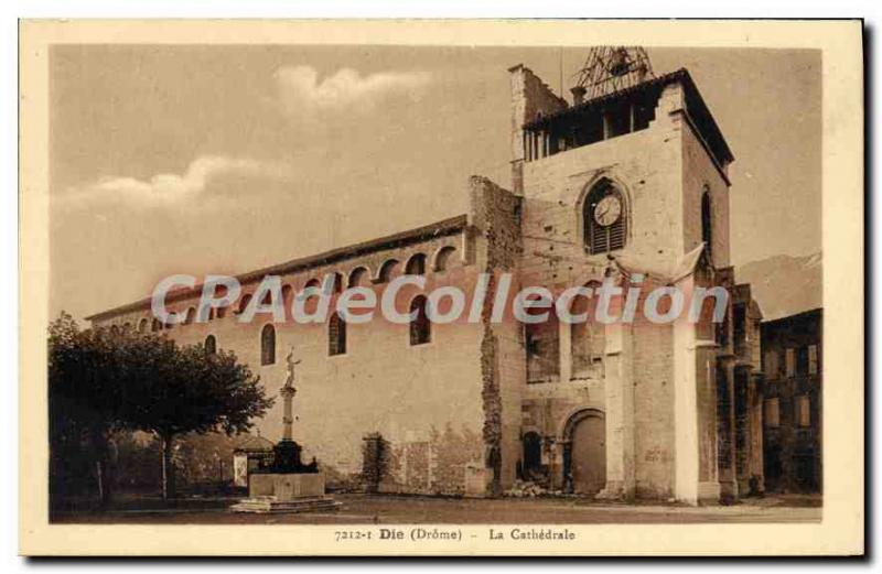 Old Postcard The Cathedral Die