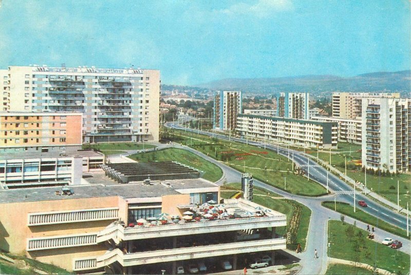 Postcard Romania Cluj Napoca Cartierul Gheorgheni Vedere Aeriana Panoramica