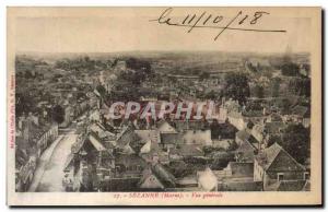 Postcard Old Sezanne Vue Generale