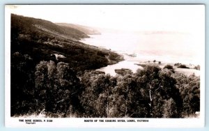 RPPC LORNE, Victoria Australia ~ Mouth of ERSKINE RIVER Rose Series Postcard