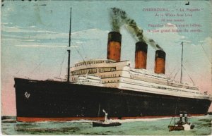 CPA AK Le Majestic de la White Star Line SHIPS 1203747