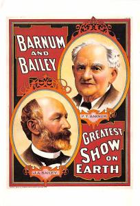Barnum & Bailey Circus Greatest Show on Earth Unused 