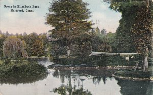 HARTFORD, Connecticut, PU-1916; Scene In Elizabeth Park