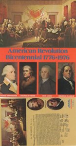 The Signing Of Declaration Of Independence USA 3x Postcard s