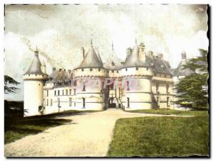 Modern Postcard the Chaumont sur Loire chateau facade on the park