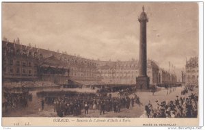 GIRAUD, France, 1900-1910's; Rentree De L'Armee D'Italie A Paris