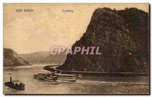 Postcard Old Der Loreley