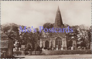 Derbyshire Postcard - St Peter's Church, Hope, Hope Valley  RS37744