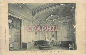 Postcard Old Chamber of Deputies room Buvette Paris