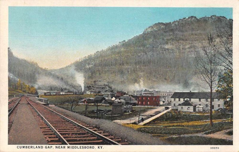 Middlesboro Kentucky Cumberland Gap Vintage Postcard AA22321