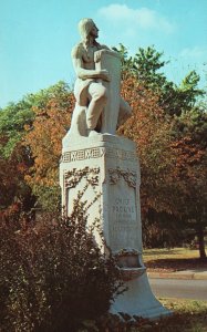 Vintage Postcard Statue Chief Paduke Sculptor Lorado Taft Ohio River Paducah KY