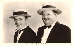 Stan Laurel & Oliver Hardy Comics England in 1932 Real Photo Postcard