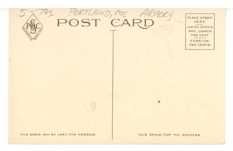 ME - Portland. Armory