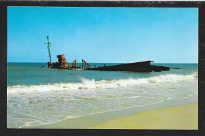 North Carolina Outer Banks Ships Graveyard Hatteras NC Unused c1966