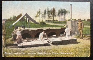 Mint Canada Picture Postcard Bread Ovens Canadian Army  Petawawa Camp