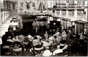 National Laymen, Ponderosa Lodge, La Foret Camp Colorado Springs CO Postcard B60