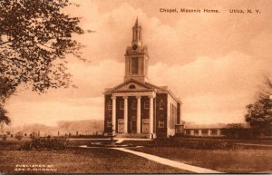 New York Utica Masonic Home The Chapel Albertype