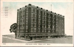 View of Jens-Marie Hotel, Ponca City OK c1948 Vintage Postcard T68