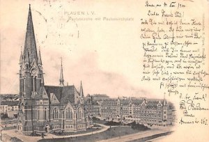 Pauluskirche mti Pauluskirchplatz Germany Postcard