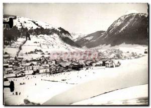 Old Postcard View Morzine d & # 39ensemble and Teleferique of Plenay