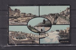 GREAT BRITAIN, BRIGHTON, c1910 composite ppc., 5 views, unused