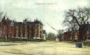 Hospital Square in Lewiston, Maine