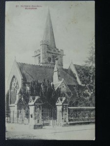 Buckinghamshire BURNHAM St. Peter's Church - Old Postcard by Rhys Williams