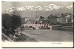 Old Postcard Grenoble Dauphine Grenoble and the Alps