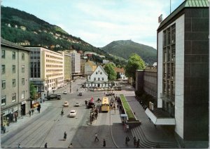 postcard Bergen, Norway - Sentrum - The Centre