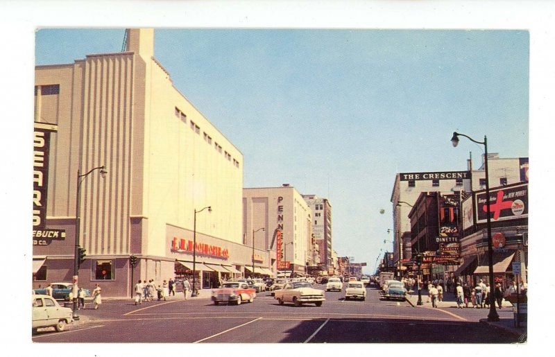 WA - Spokane. Downtown Street Scene ca 1956