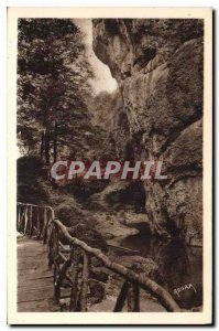 Postcard Old Vic on Cere Cantal Pas de la Cere