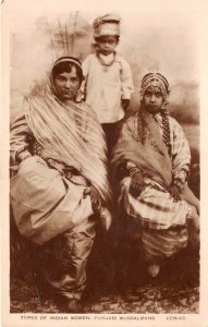 Lot142 real photo types of indian woman punjabi mussalmans folklore india