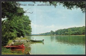 Greetings From Marshfield,WI Lake Scene