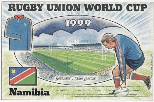 Namibia Stadium Rugby World Cup Uniform Postcard