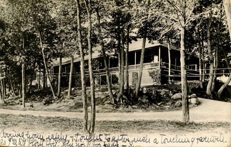 MA - Mendon. Lake Nipmuc Park, The Pavilion