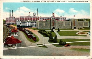 Pennsylvania Hershey The Factory and Modern Office Building Of The Hershey Ch...