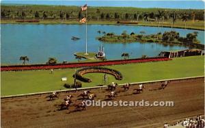 Gulfstream Park, Florida Derby Winner's circle in the background Florida, FL,...