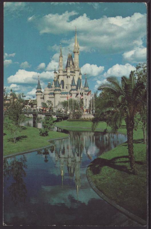 Cinderella Castle,Disneyworld Postcard BIN