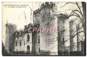 Postcard Old Castles Bazadais the Chateau de Roquetaillade