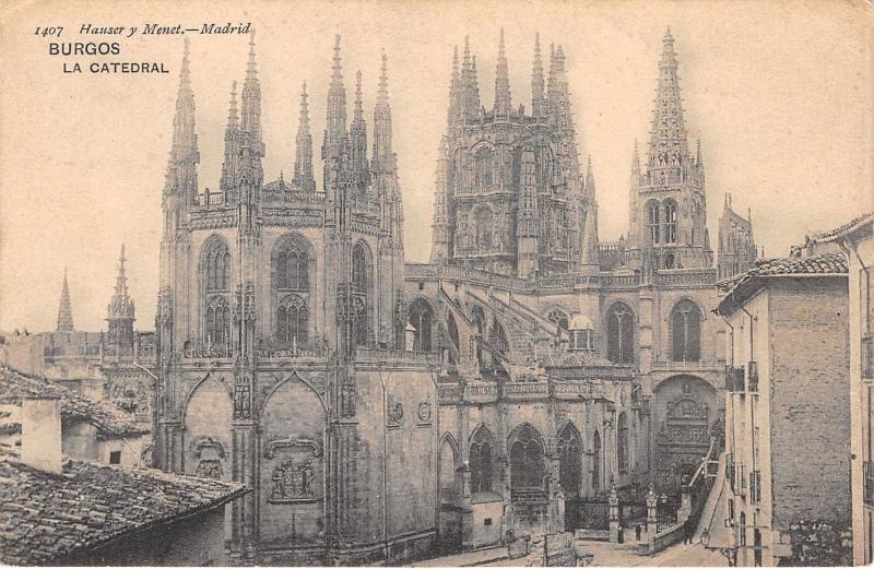 BF34624 burgos la catedral spain  front/back scan