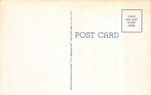 GUTHRIE, Oklahoma OK  GUTHRIE HIGH SCHOOL  Logan County  c1940's Linen Postcard