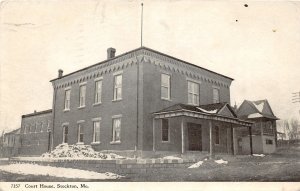 H95/ Stockton Missouri Postcard c1910 Court House Building  205