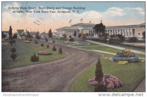 New York Syracuse Empire State Court State Dairy And Grange Buiolding At Righ...