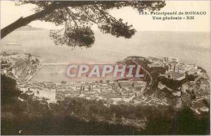 Old Postcard Principality of Monaco Vue Generale