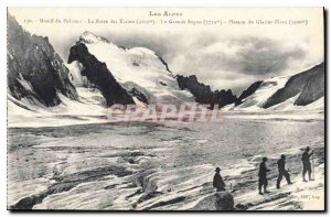 Old Postcard The Alps Massif Pelvous La Barre des Ecrins La Grande Sagne Plat...