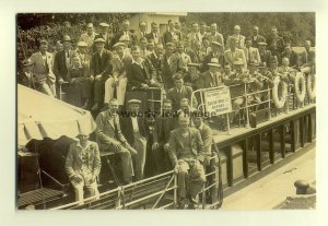 h0729 - Vectis Stone Annual outing in 1938 , Newport , Isle of Wight - postcard